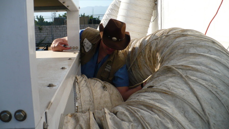 One of many "McGyver" moments in Haiti