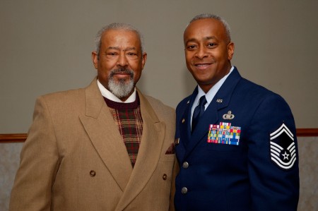 My Dad and I at my Military retirement