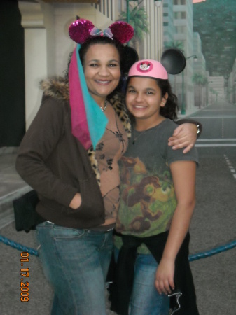 Miquey and me at Disneyland