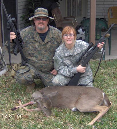 daughters 1st deer hunt