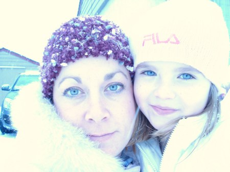 Our Daughter Autumn and I (winter 08')