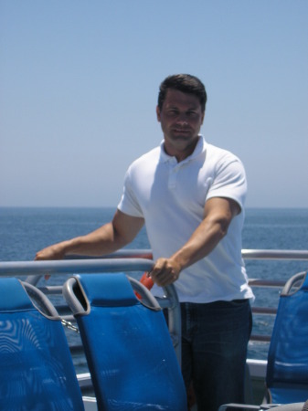 Me on a cruise to Catalina Island