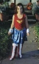 My Granddaughter Riley as Wonder Woman