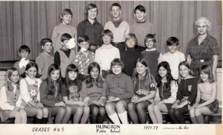 1971-1972 Mrs. Greenwood's Grade 4 & 5 Class