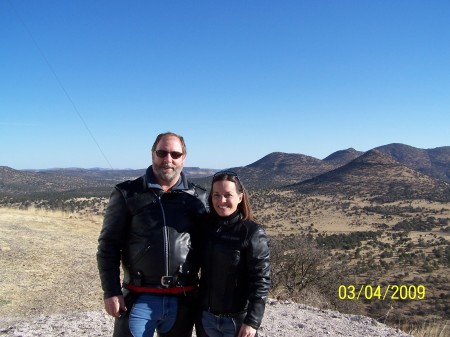 Mike and I in Big Bend in April 2009