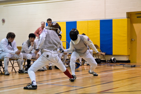 George fencing, Winter 2009