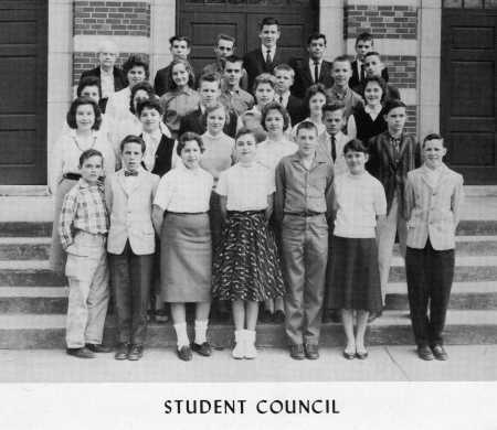 Student Council Piedmont Jr High 1959-60