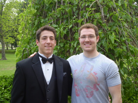 Brent (Senior Prom) and Bryan  4-09 (my sons)