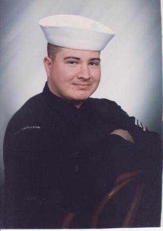 Youngest son 10 years in the Navy