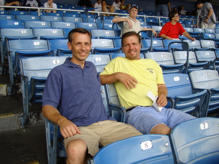 Val & Matt at Yankee Stadium, July 2008