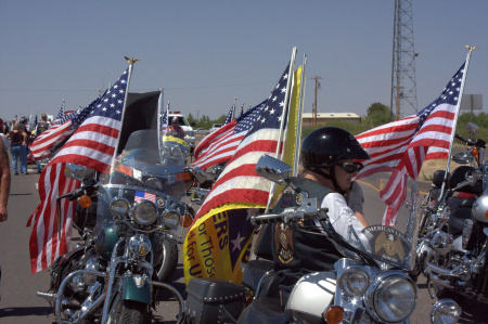 Patriot Guard Riders Escort