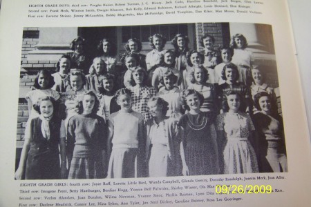 GIRLS IN THE CLASS OF '54