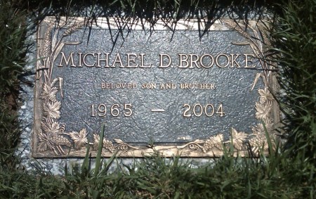 My Brother Mike's Grave Marker