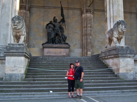 Mike and me in Munich Germany Aug 2009