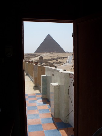 View from my door Giza, Egypt