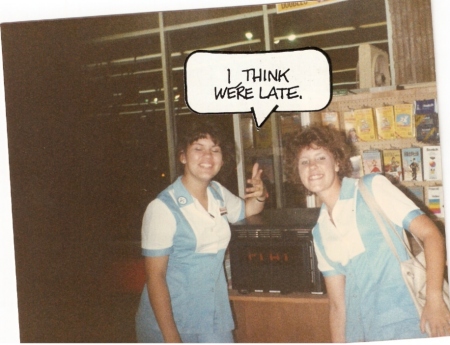 Me & Vicki at Winn-Dixie  1987