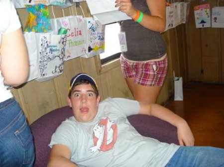 my son Chad age 17 at camp