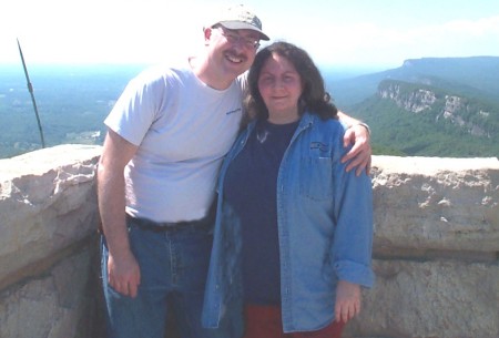 Me and David hiking at the Mohonk Preserve