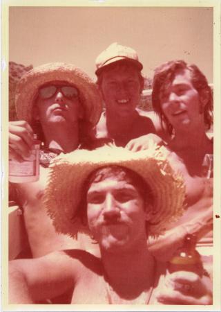 The Guys at Lake Berryessa, circa 1970