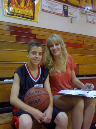 At Youth B-Ball Game