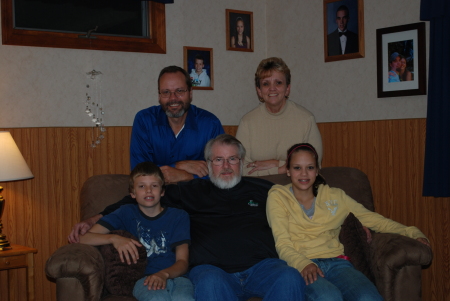 Oldest son Bill and his family