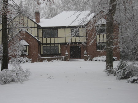 Snow Covered Home