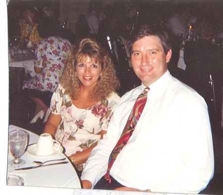 My husband, Jeff, & me, 1993