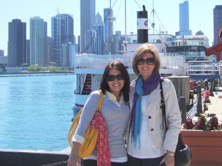 Chicago with daughter Claire