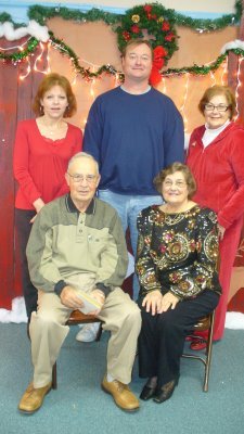Mom, Dad, Aunt Judy, Tim and I.