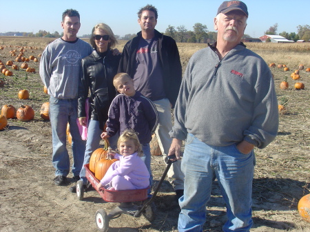 The Fam at the pumpkin patch 08