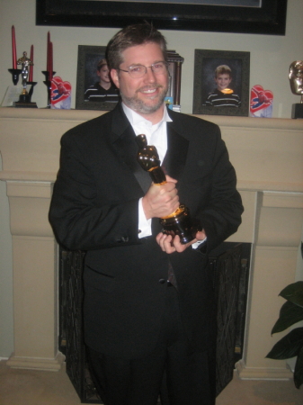 our nephew with his oscar