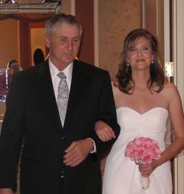 Tammy and her handsome Dad; Dec 20, 2008