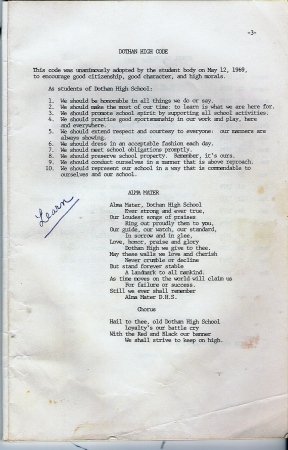 copy of page in the handbook