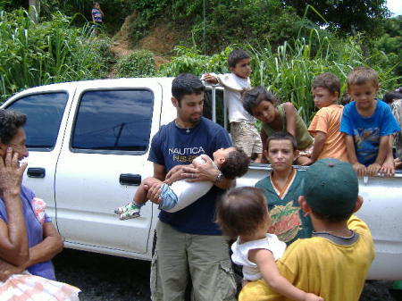 Oldest son, Zach, age 21, La Ceiba Dump