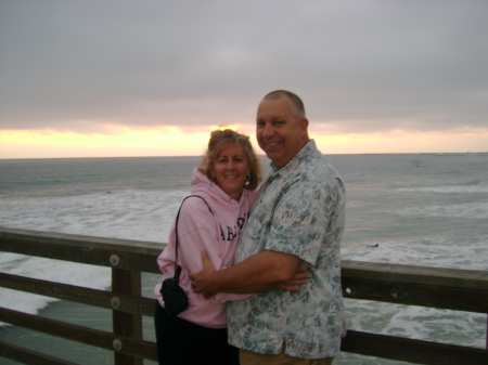 Bill and Gwen on vacation in Oceanside, CA