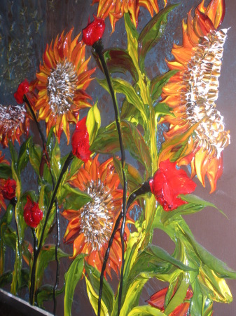 Sunflower Painting 2009