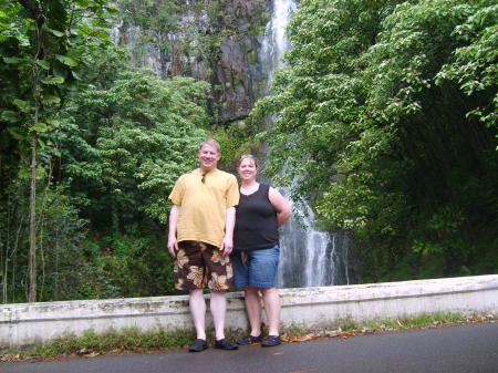 Waterfall on the road to Hana