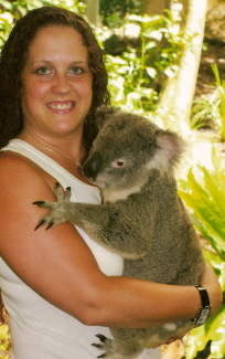 My koala cuddle experience