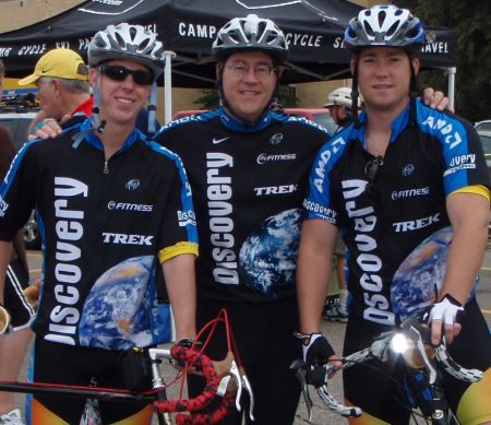 Biking the St Paul Classic with my two sons.