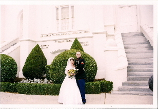 Our wedding Day at St. George Temple