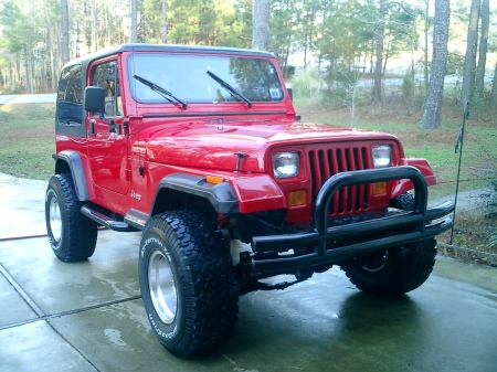 Jeep Wrangler I built for my love Lori