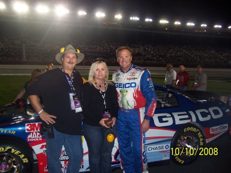 Mark, ME & NASCAR driver Mike Wallace