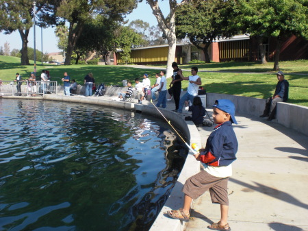 Mathew fishing