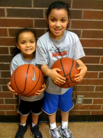 Our Granddaughters, Kai & Shy-baller girls