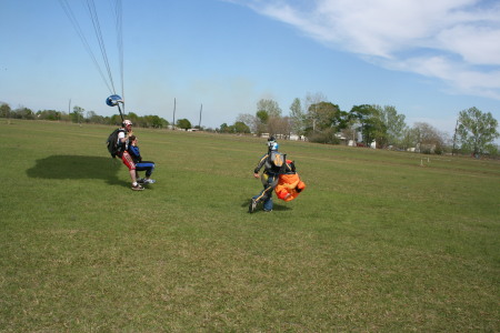 Jennifer coming in for her landing.