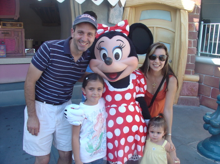 The family at disneyland