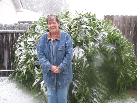 BETTY IN THE SNOW---2008
