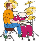 Characature Drummin'