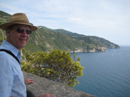 Manarola in the distance