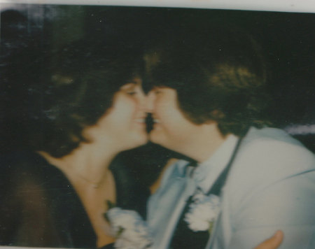 Senior Prom Me and My Hubby!!  1980